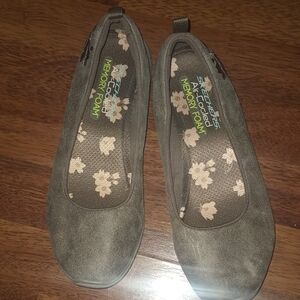 Skechers Gray Slip-On Shoes